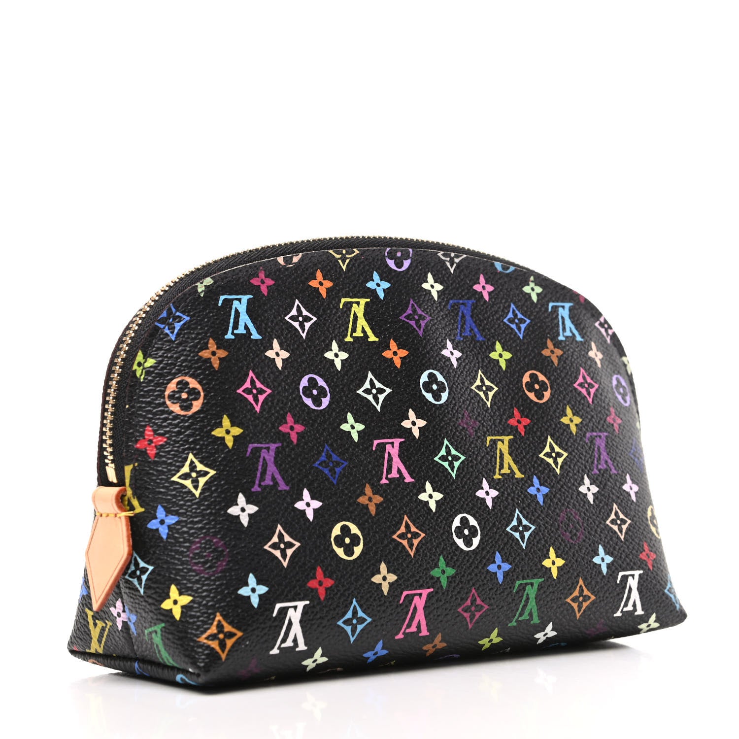 Louis Vuitton Monogram Multicolor Cosmetic Pouch Black Grenade 3 of 8