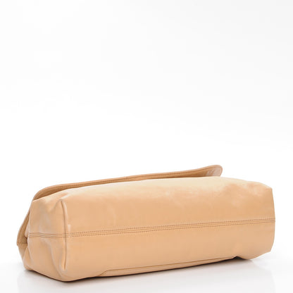 Chanel Lambskin CC Flap Clutch Beige 5 of 11