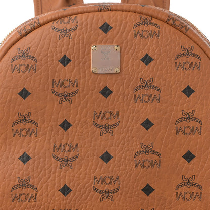 MCM Visetos Medium Stark Backpack Cognac 6 of 8