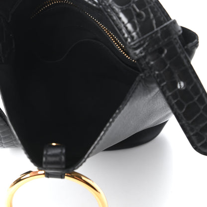 Stella McCartney Alter Nappa Medium Ring Bucket Bag Black 5 of 9