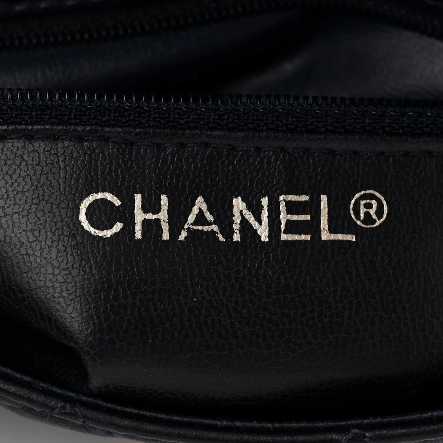 Chanel Lambskin Quilted Flap Waist Belt Bag 75 30 Navy 6 of 11