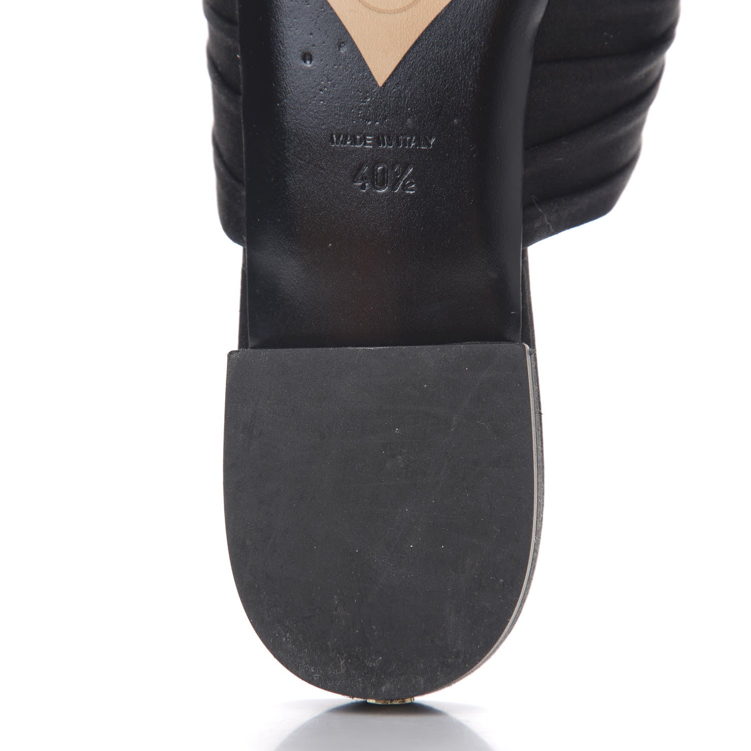 Chanel Satin Bow Mules 40.5 Black 8 of 10