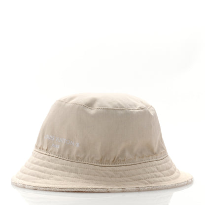 Louis Vuitton Cotton Jacquard Monogram LVacation Reversible Hat M White 10 of 16