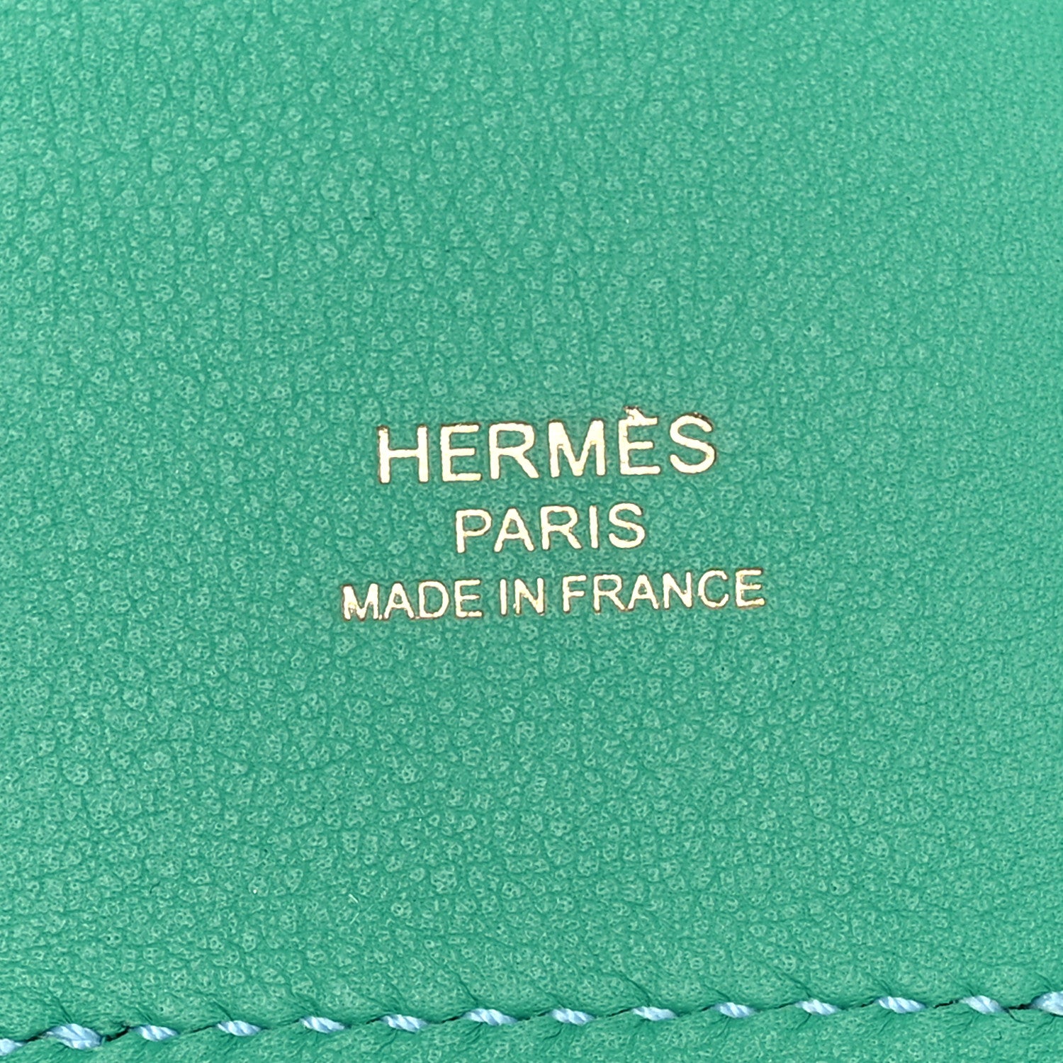 Hermes Swift Epsom Pocket Kelly Shoulder Strap Vert Vertigo Celeste 4 of 6