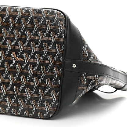 Goyard Goyardine Petit Flot Bucket Bag PM Black 9 of 11
