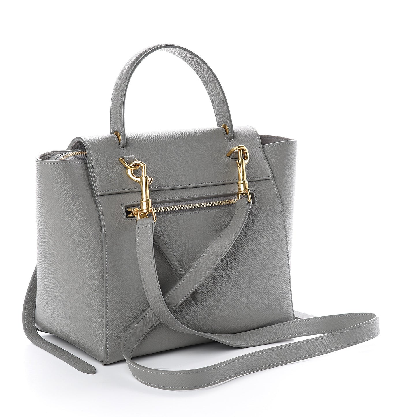 Grained Calfskin Micro Belt Bag Cloud