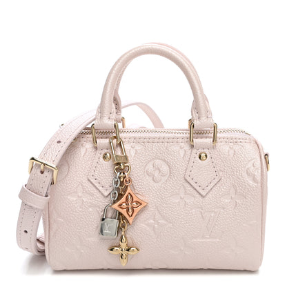 Louis Vuitton Empreinte Monogram Nano Speedy Snowy Pearl 1 of 10