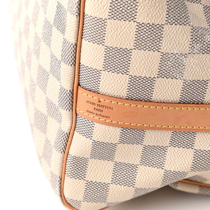 Louis Vuitton Damier Azur Speedy Bandouliere 30 8 of 10