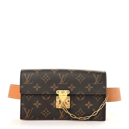 Louis Vuitton Monogram S Lock Belt Pouch MM 1 of 18