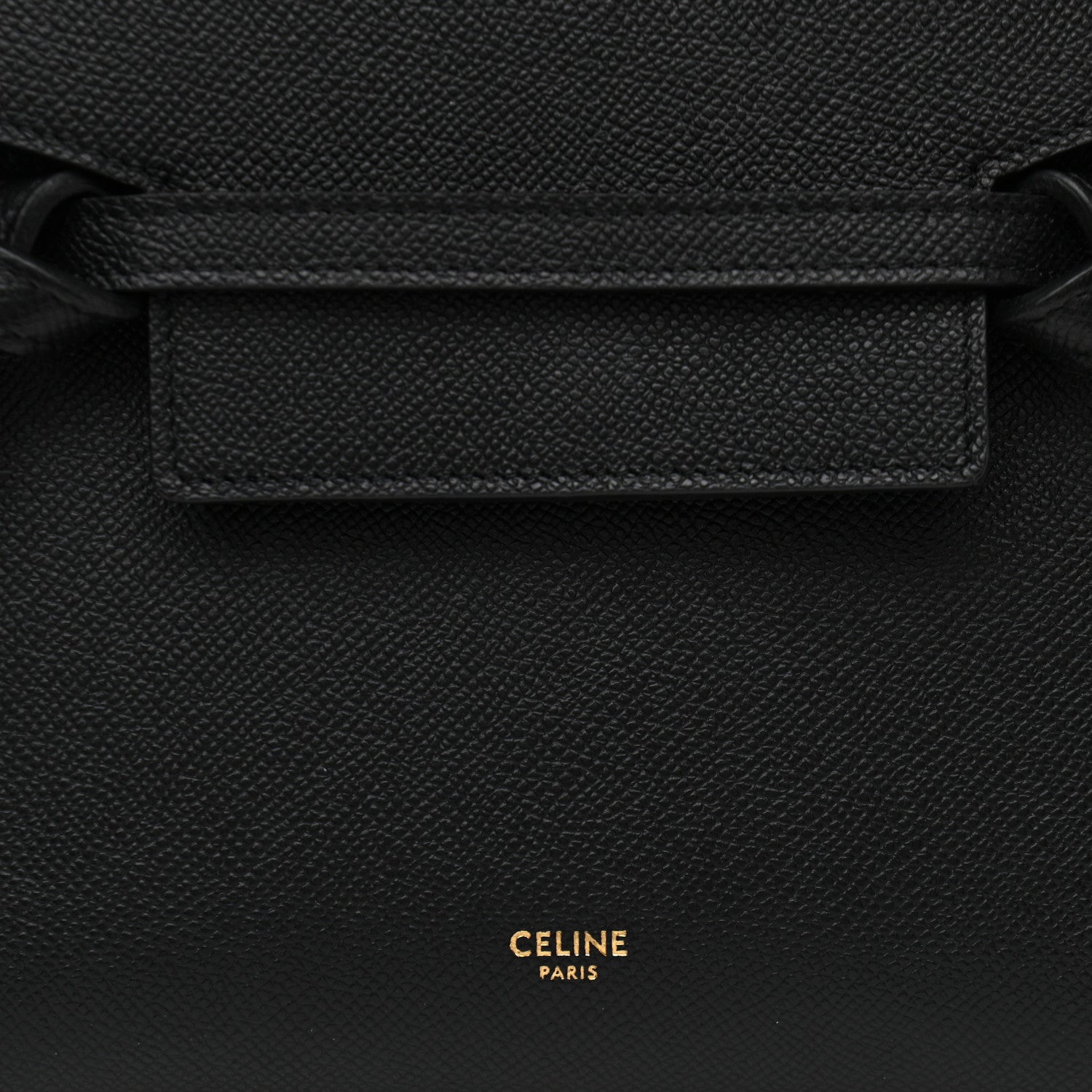 Celine Grained Calfskin Nano Belt Bag Black 8 of 11