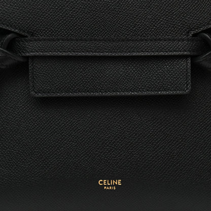 Celine Grained Calfskin Nano Belt Bag Black 8 of 11