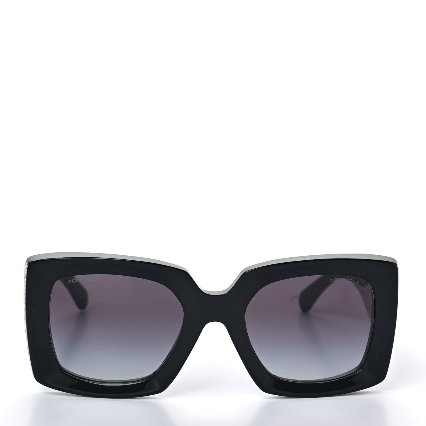 Acetate Rectangle Sunglasses 5435 Black