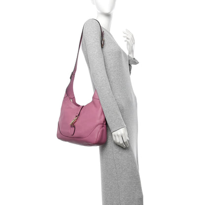 Gucci Soft Grained Calfskin Small Jackie Hobo Pink 2 of 10