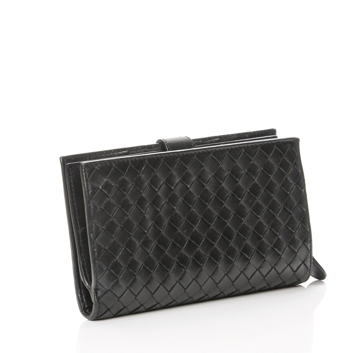 Bottega Veneta Nappa Intrecciato Continental Wallet Black 3 of 8