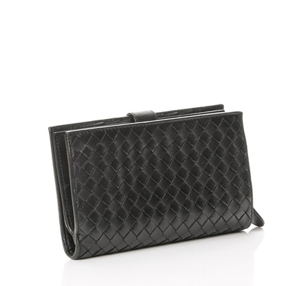 Bottega Veneta Nappa Intrecciato Continental Wallet Black 3 of 8