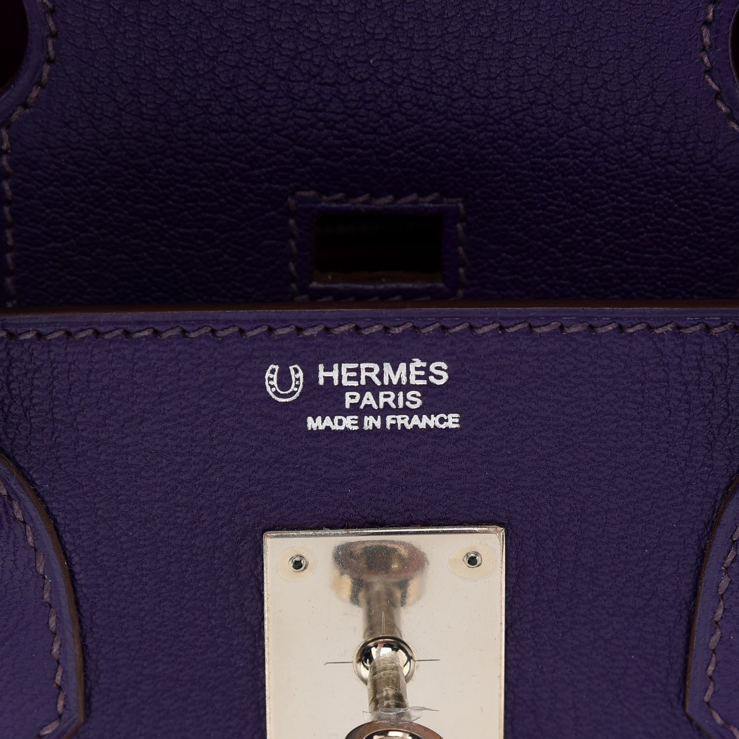 Hermes Chevre Mysore Horseshoe Birkin 30 Iris Rose Shocking 6 of 10