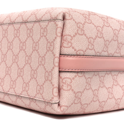 Gucci GG Supreme Monogram Emblem Medium Tote Bag Light Pink 10 of 10