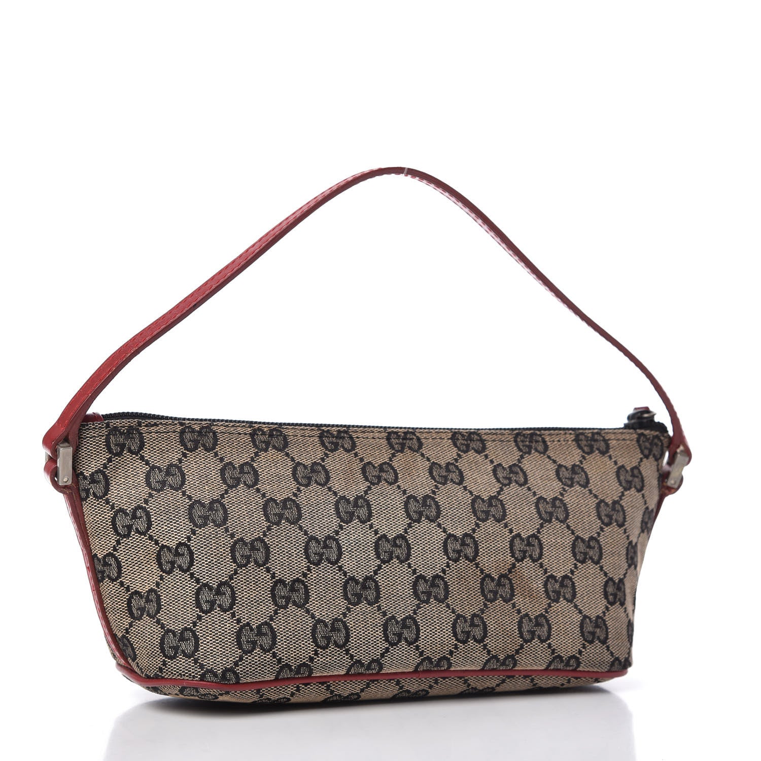 Gucci Monogram Boat Pochette Red 3 of 10