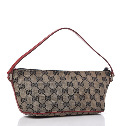 Gucci Monogram Boat Pochette Red 3 of 10