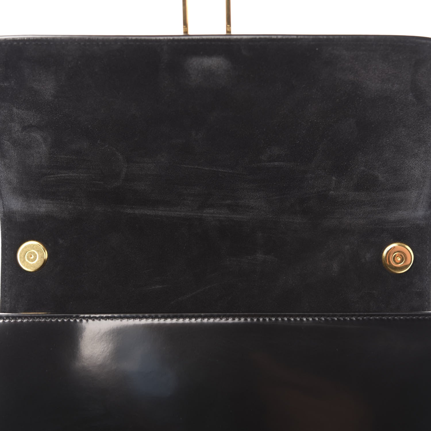 Saint Laurent Patent Calfskin Carre Satchel Black 7 of 10