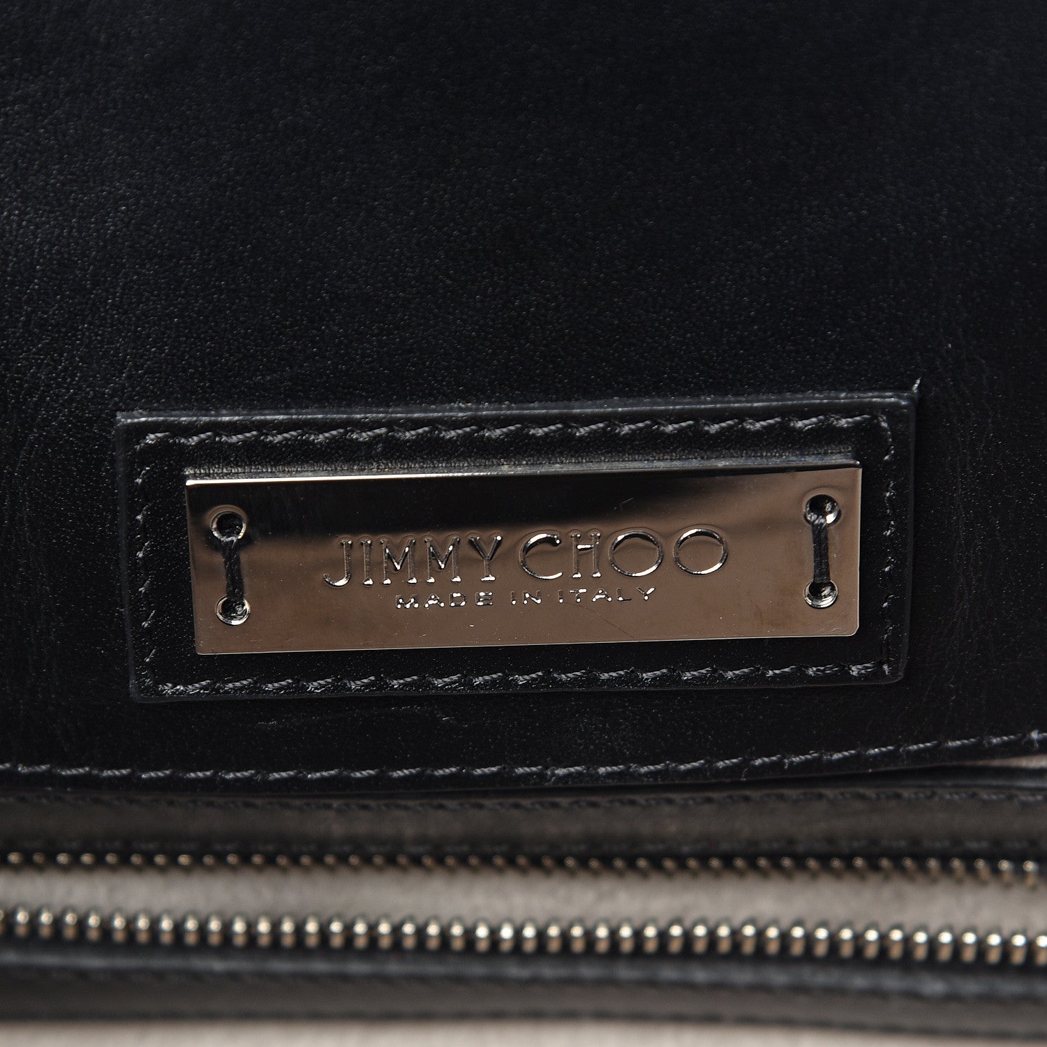 Jimmy Choo Calfskin Studded Small Riley Black 7 of 10
