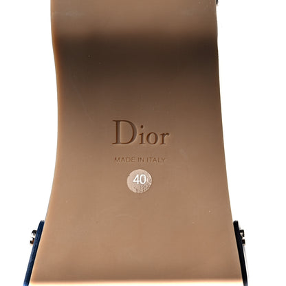 Christian Dior Smooth Calfskin Clog 40 Blue 6 of 8
