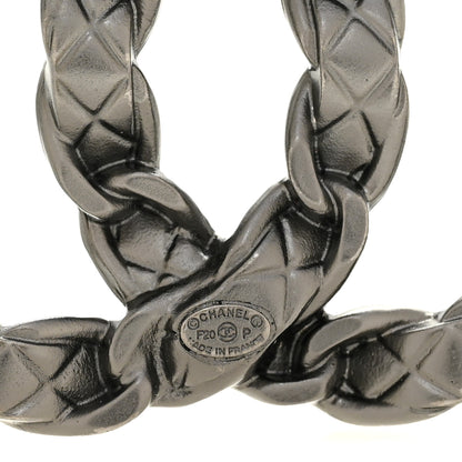 Chanel Quilted CC Brooch Ruthenium 3 of 4