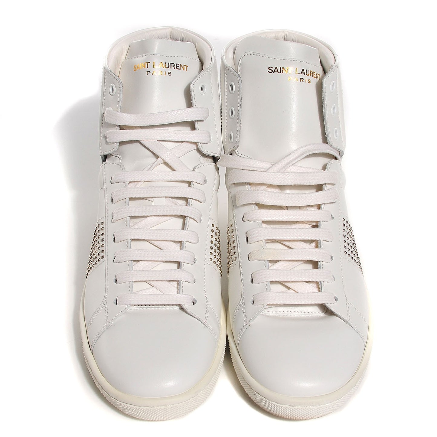 Nappa Wolly High Top Sneakers 36.5 Optique White