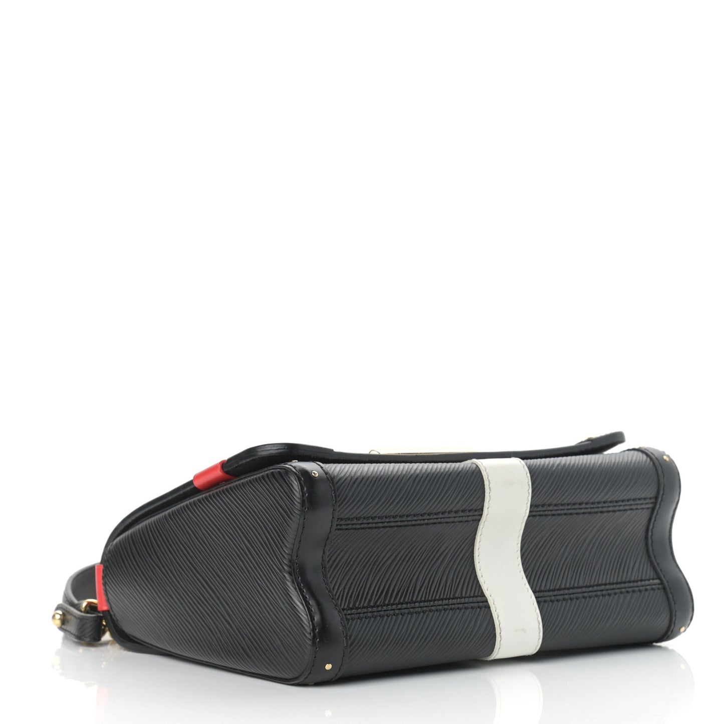 Epi Monogram Complice Trunks and Bags Twist Shoulder Bag MM Black
