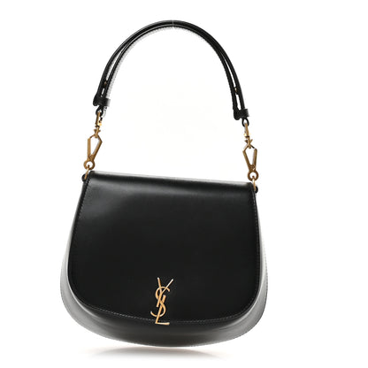 Saint Laurent Box Calfskin Mini Voltaire Top Handle Bag Black 1 of 11