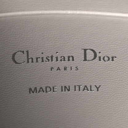 Christian Dior Iridescent Lambskin Cannage Mini My Dior Top Handle Clutch Grey 6 of 10