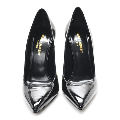 Saint Laurent Patent Opyum 110 Pumps 36.5 Black Gold 3 of 10