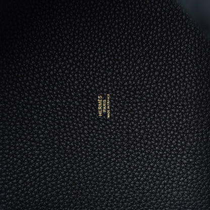 Hermes Taurillon Clemence Picotin Lock 22 MM Black 8 of 10