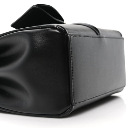 Celine Satinated Calfskin Mini 16 Top Handle Bag Black 17 of 19