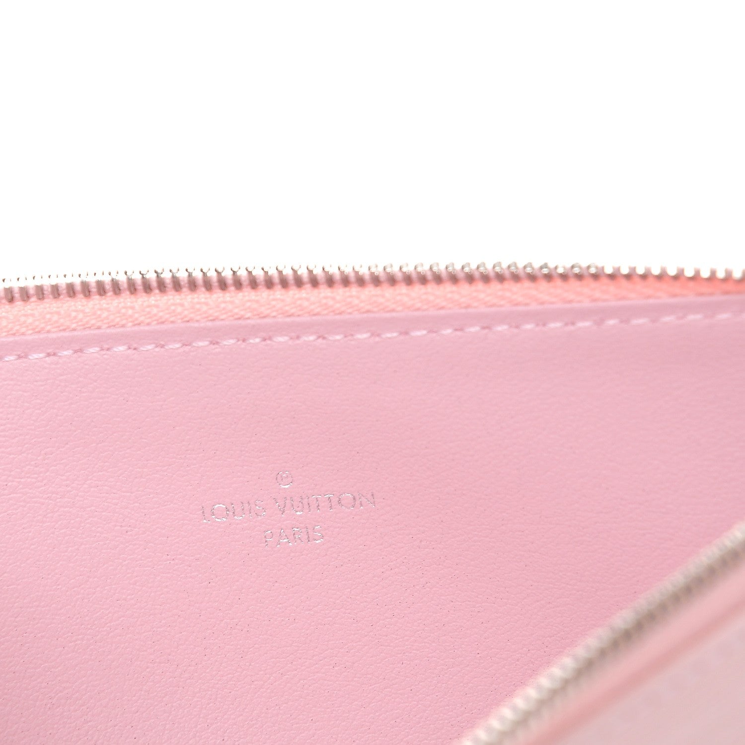 Louis Vuitton Epi Felicie Chain Wallet Zippered Insert Rose Ballerine 6 of 6