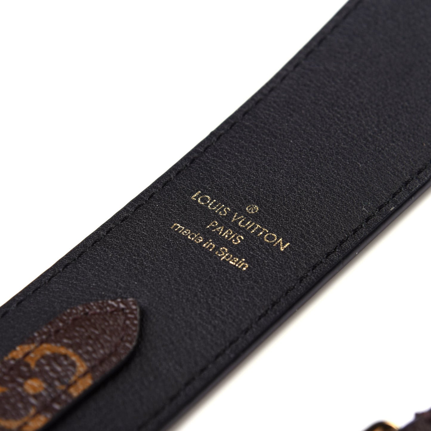 Monogram Bandouliere Shoulder Strap Black