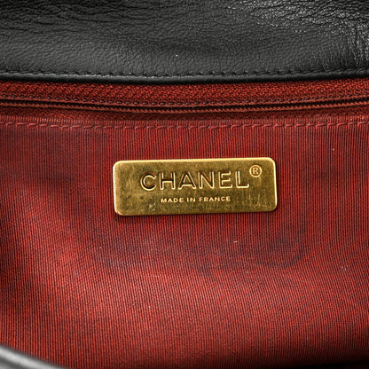 Chanel Goatskin Quilted Large Chanel 19 Flap Black 6 of 11