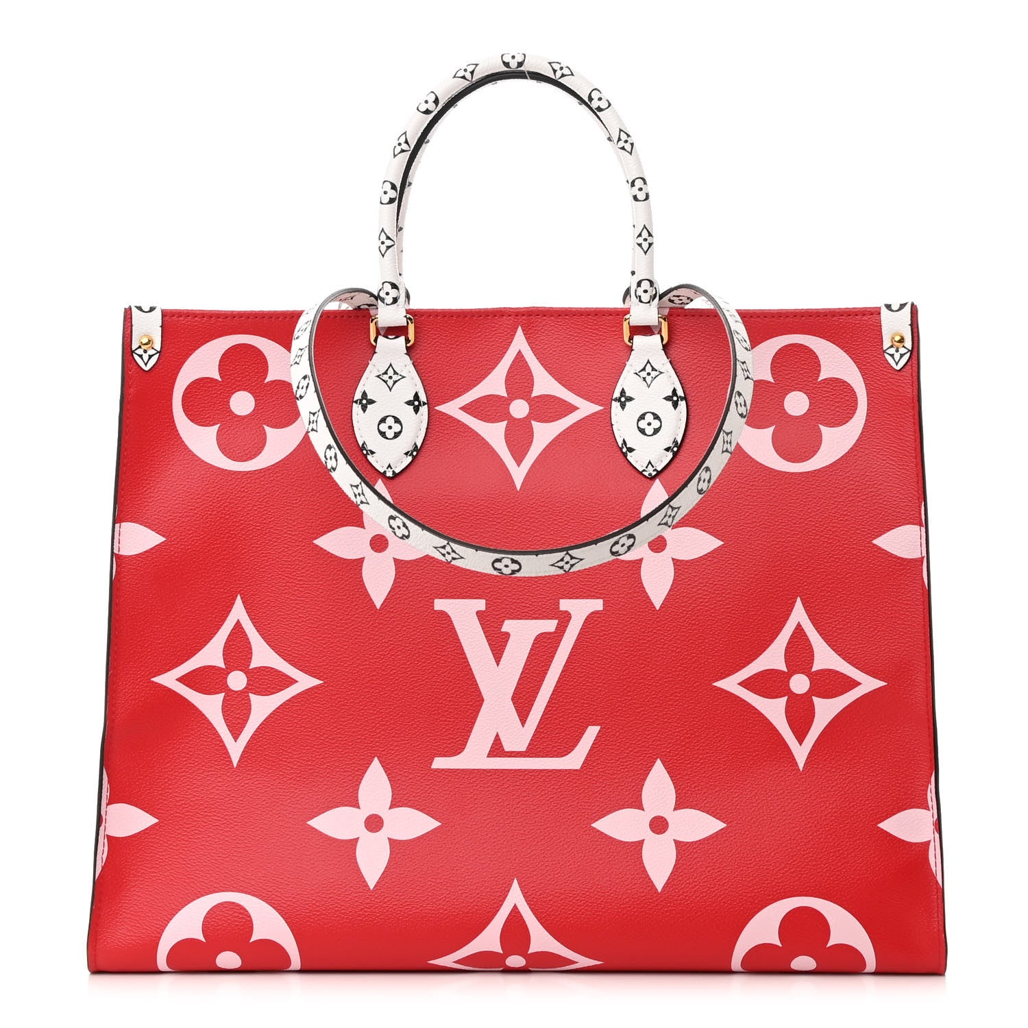 Louis Vuitton Monogram Giant Onthego GM Rouge Rose 1 of 13