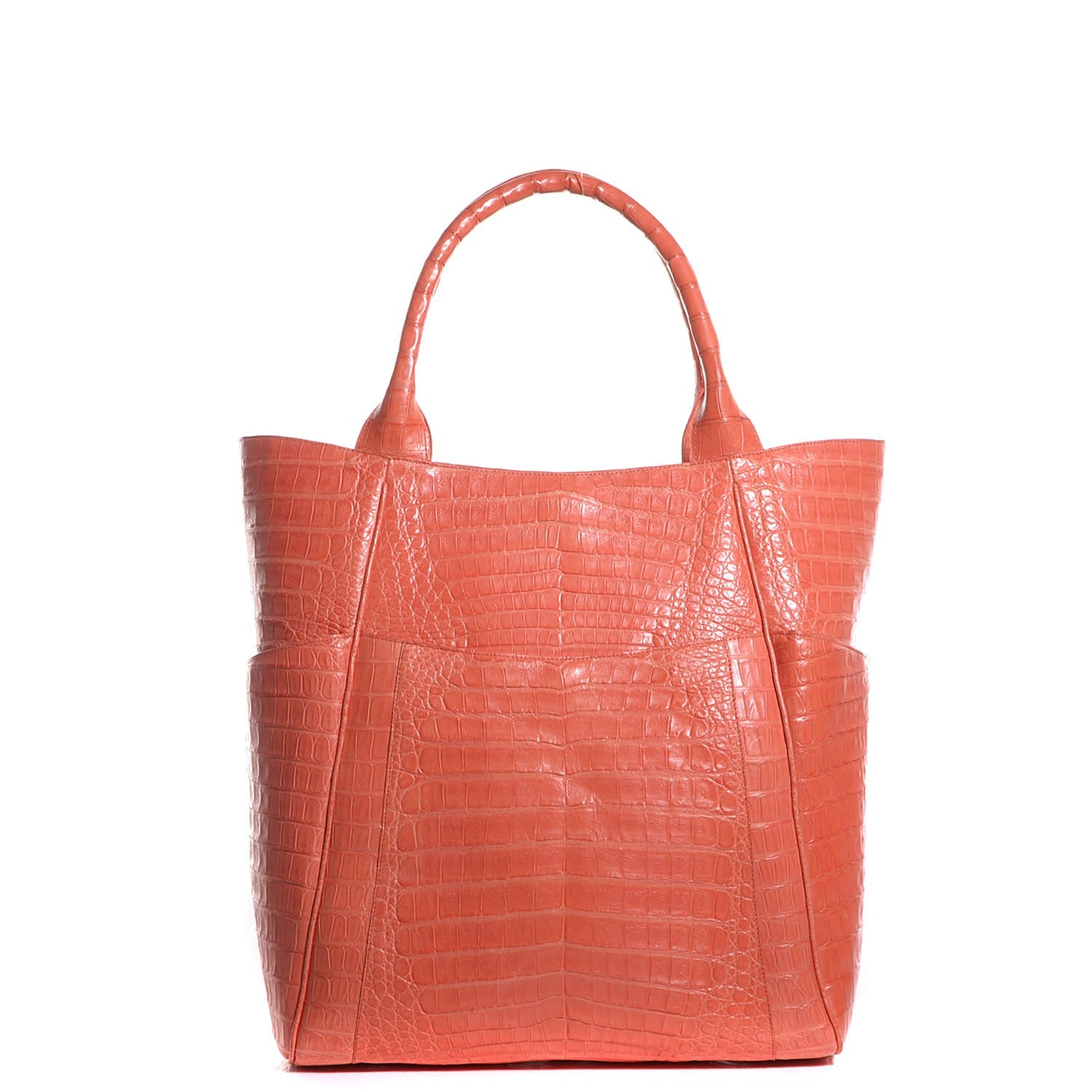 Nancy Gonzalez Crocodile Tote Orange 1 of 7