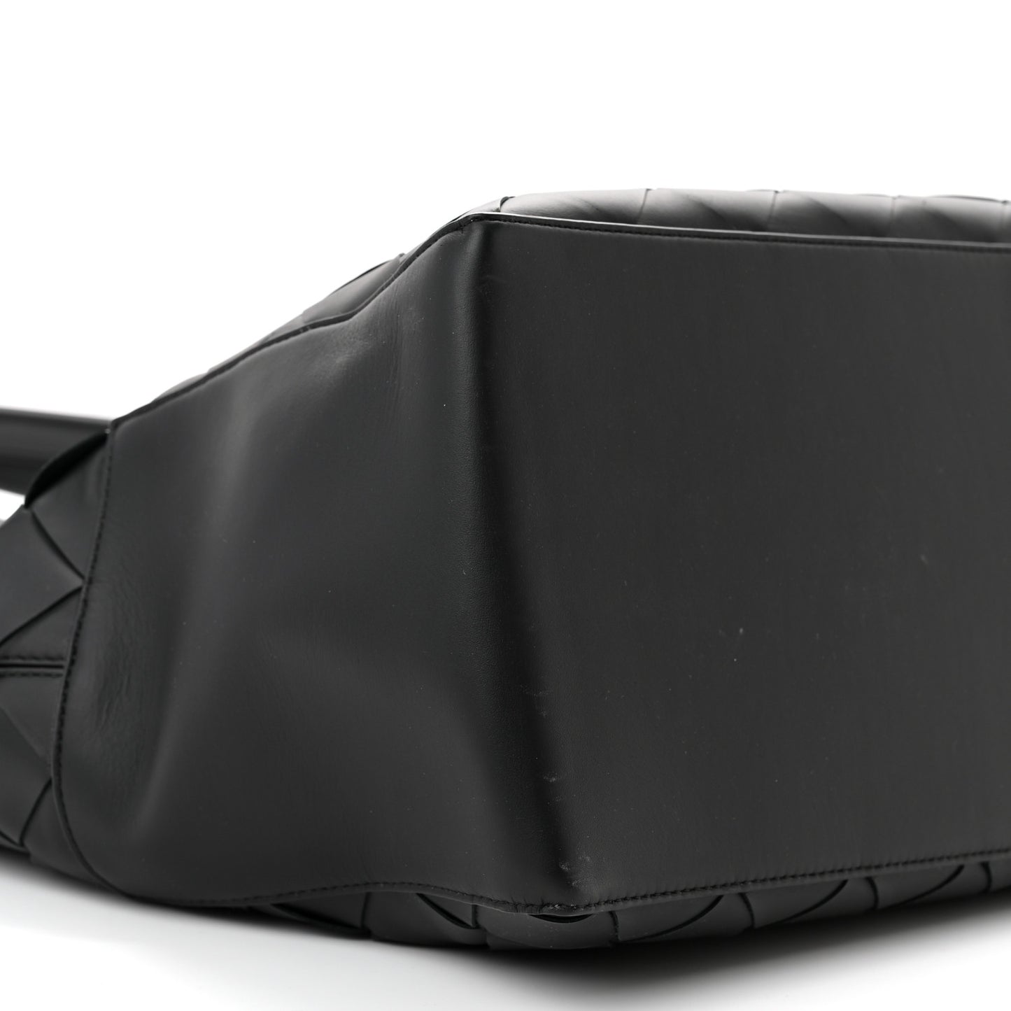 Nappa Intrecciato Shopping Tote Black