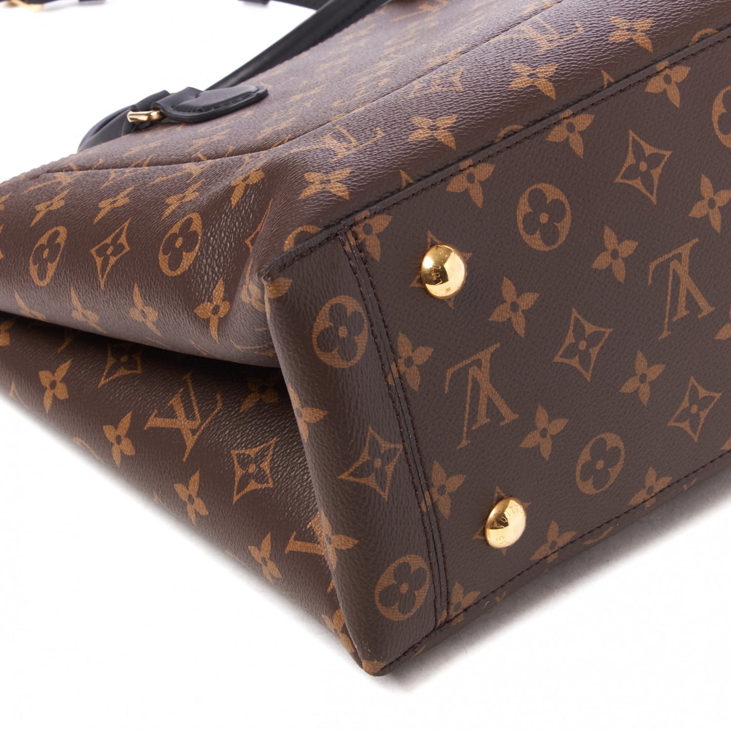 Monogram Flower Tote Black