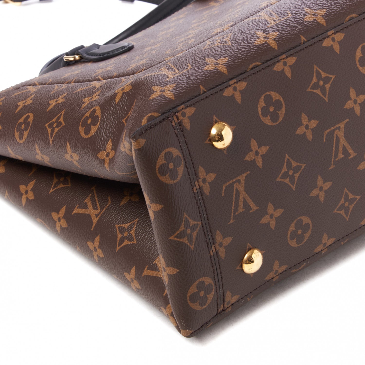 Louis Vuitton Monogram Flower Tote Black 5 of 9