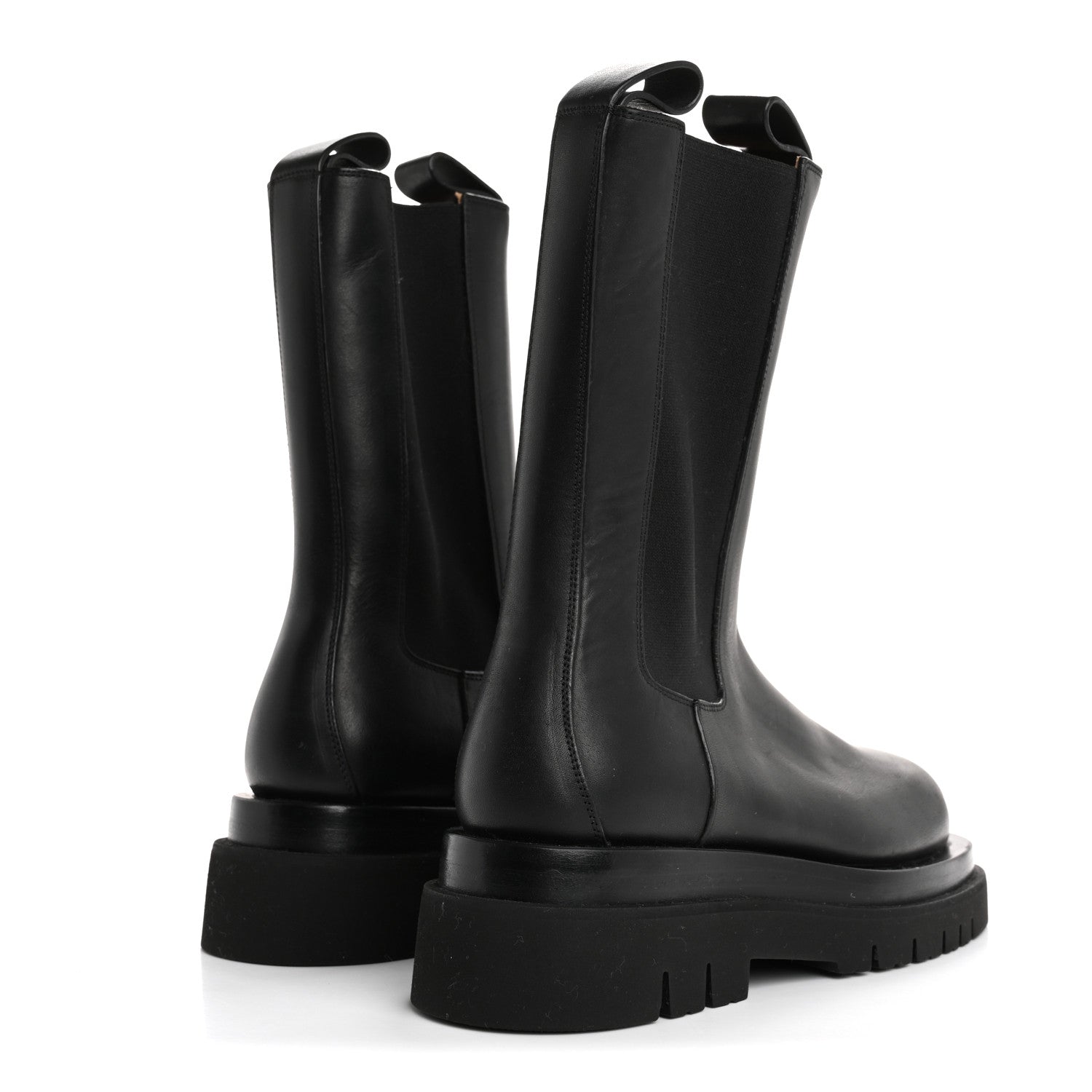 Bottega Veneta Calfskin The Lug Chelsea 55mm Boots 39 Black 5 of 9
