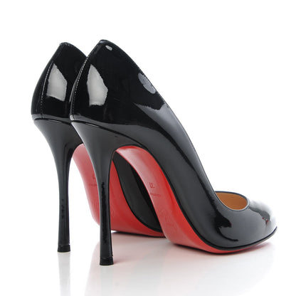 Christian Louboutin Patent Breche 100 Pumps 37 Black 4 of 9