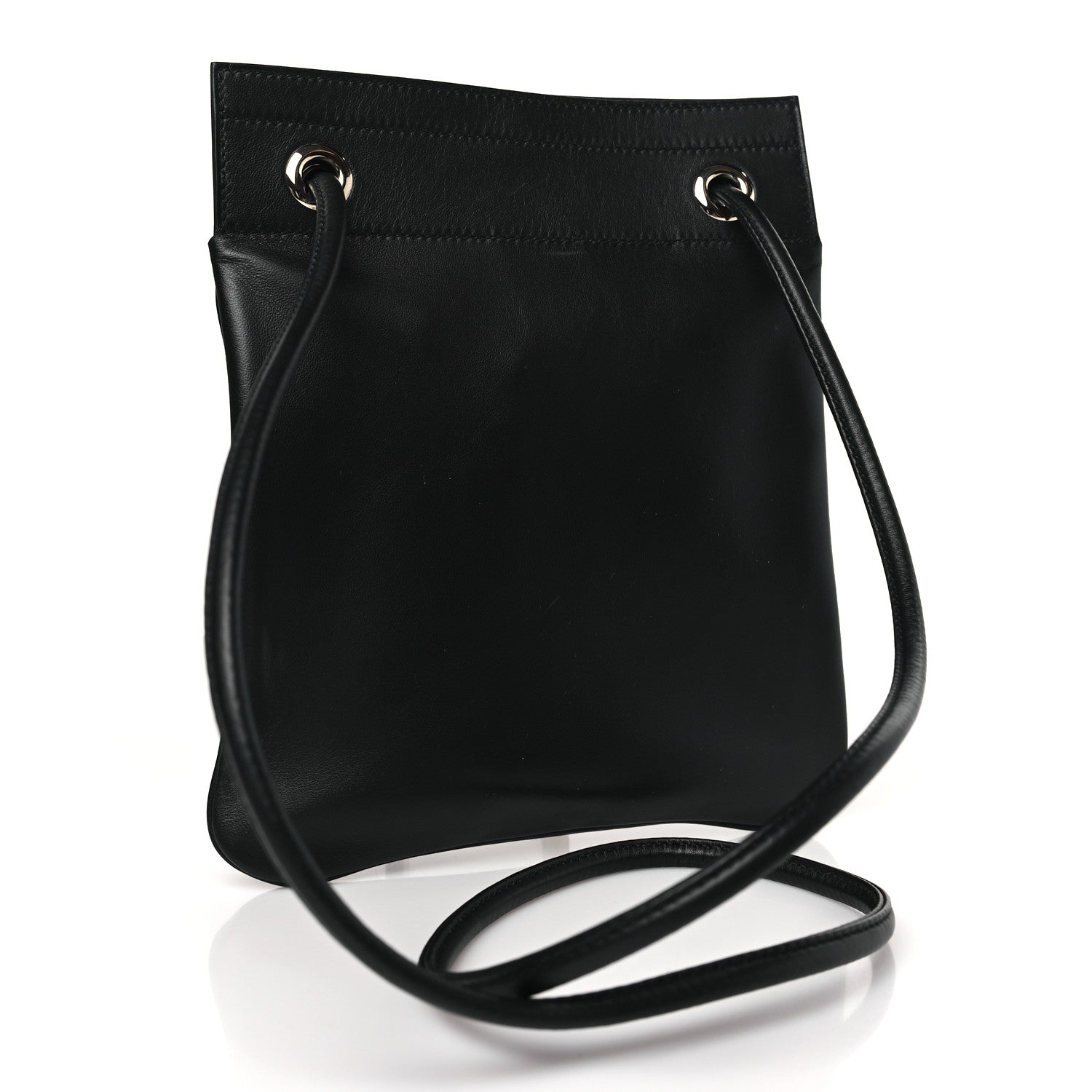 Hermes Milo Lambskin Swift Mini Aline Black 3 of 9