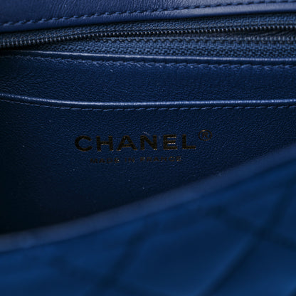 Chanel Velvet Quilted Mini 2.55 Reissue Flap Blue 6 of 10