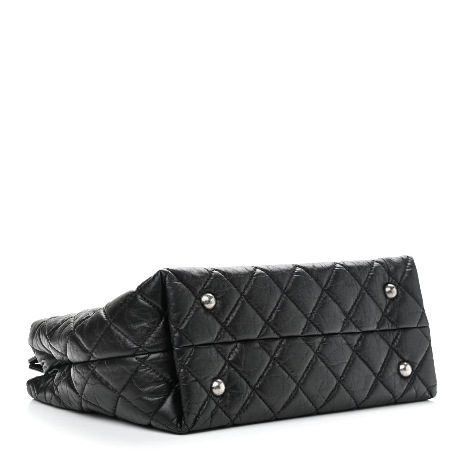 Chanel Aged Calfskin Reissue 2.55 Tote Black 3 of 9