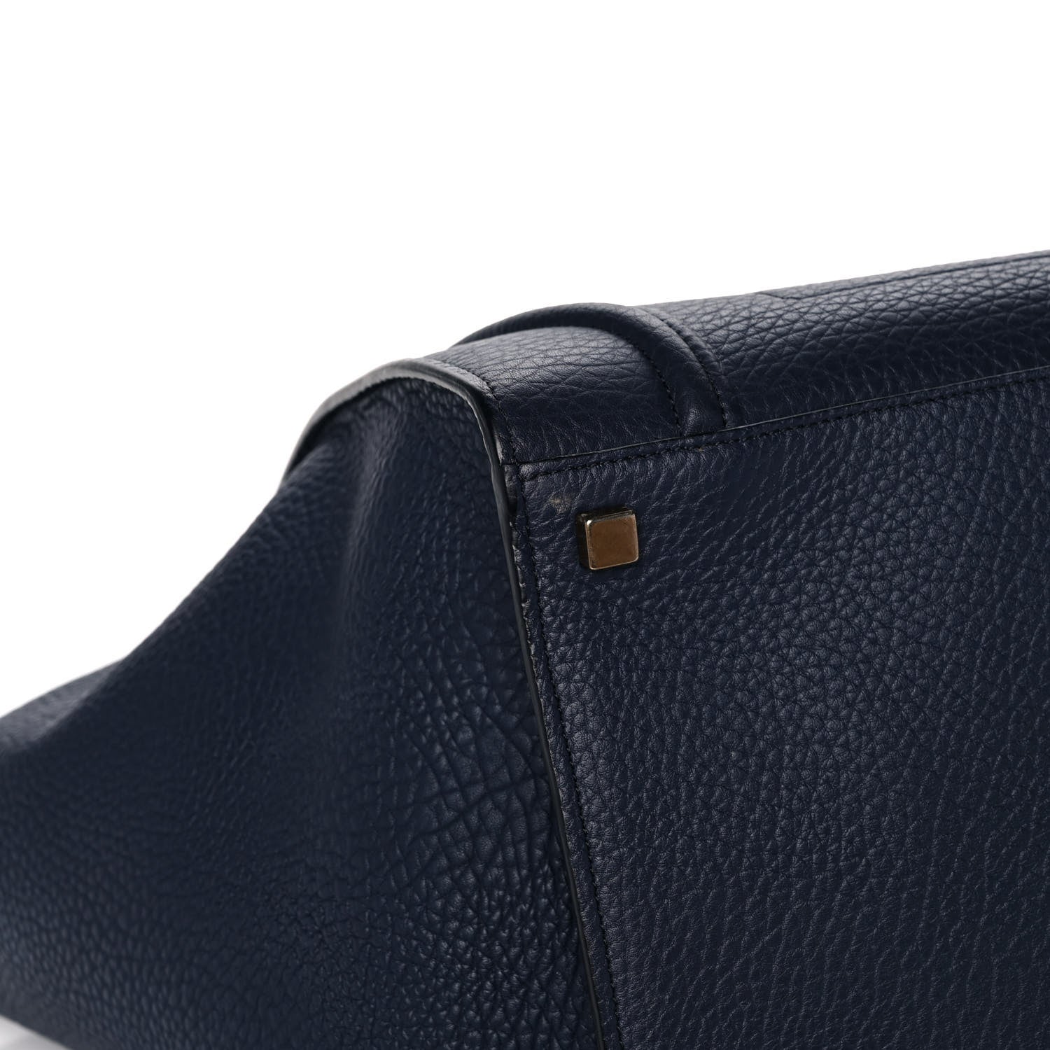 Celine Bullhide Calfskin Medium Phantom Luggage Navy Blue 9 of 14