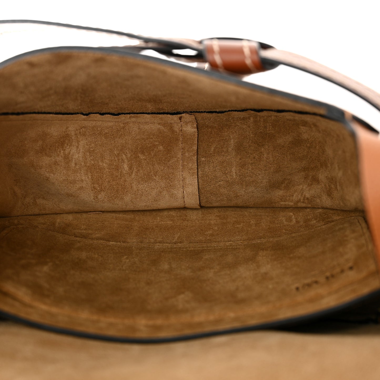 Grained Calfskin Small Gate Crossbody Bag Caramel Pecan