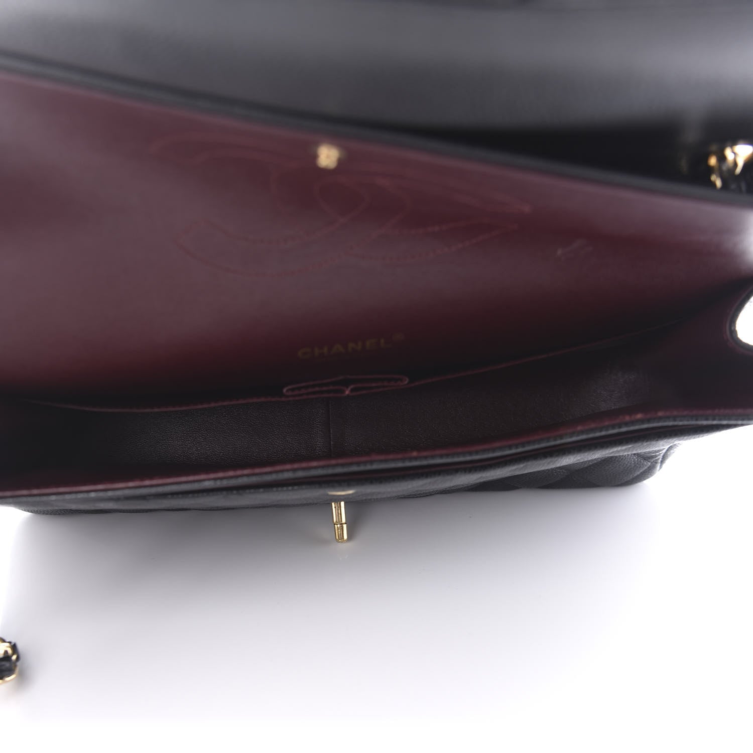 Chanel Caviar Quilted Maxi Double Flap Black 5 of 10